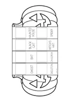 Vorschau - Stationenlernen - Halloween Flipbooks (Vocabulary & Reading) - Seite 3