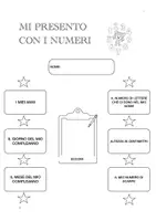 anteprima - Schede informative - copertine + attività "mi presento con i numeri" - Pagina di copertina