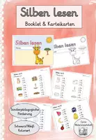 Vorschau - Arbeitsblätter - Silben lesen lernen – Fördermaterial | Deutsch Grundschule Klasse 1 - Deckblatt