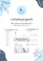 Vorschau - Arbeitsblätter - Lëtzebuergesch : Mir zwee si firenaner do ! - Deckblatt