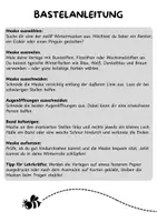 Vorschau - Mal- und Bastelvorlagen - Wintermasken zum Ausmalen – 12 Tiermasken zum Basteln und Verkleiden - Seite 1