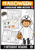 Vorschau - Arbeitsblätter - Halloween (Mini Books) - Deckblatt