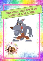 Vista previa - Hojas de trabajo - PROYECTO LOS VILLANOS DE LOS CUENTOS LOS LOBOS - Portada
