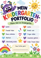 Vorschau - Arbeitsblätter - Kindergarten Portfolio | Kita Portfolio Vorlage | 50 Seiten - Seite 1