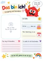Vorschau - Arbeitsblätter - Kindergarten Portfolio | Kita Portfolio Vorlage | 50 Seiten - Seite 2