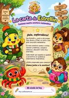 Vista previa - Unidades / Secuencias / Situaciones de Aprendizaje - Números hasta el 99 · Matemáticas 2.º de Primaria La excursión de Estrellín - página 1