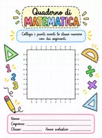 anteprima - Esercizi - Inviluppi: esercizio e copertina quaderno di matematica - Pagina di copertina