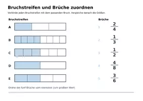 Vorschau - Arbeitsblätter - Mit Bruchstreifen arbeiten – Übungsmaterial - Seite 3