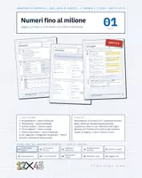 anteprima - Esercizi - Numeri fino al milione – 5 stazioni, 5ª e 1ª media - Pagina di copertina