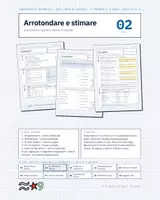 anteprima - Esercizi - Arrotondare e stimare – 5 stazioni, 5ª e 1ª media - Pagina di copertina