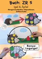 Vorschau - Spiele - Pränumerik ZR 5 Herbst Apfel Igel Präpositionen - Deckblatt