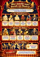 Vorschau - Poster - Lernposter Berufe am Musical - Wer macht was? - Deckblatt