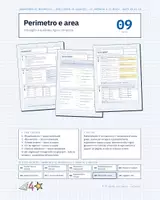 anteprima - Esercizi - Perimetro e area – 5 stazioni, 5ª e 1ª media - Pagina di copertina