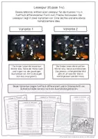 Vorschau - Arbeitsblätter - Lesespur "Halloween" - Klasse 1 bis 4 - Seite 1