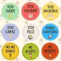 Vista previa - Refuerzo / NEE / Materiales de apoyo - Tarjetas de mensajes positivos 💛 - Portada