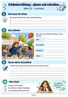 Vorschau - Arbeitsblätter - Erlebniserzählung Klasse 5 – planen & spannend schreiben | Deutsch Gymnasium | 10-seitiges Arbeitsheft + Lösungen & Zusatzmaterial - Seite 1