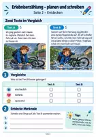Vorschau - Arbeitsblätter - Erlebniserzählung Klasse 5 – planen & spannend schreiben | Deutsch Gymnasium | 10-seitiges Arbeitsheft + Lösungen & Zusatzmaterial - Seite 2