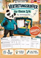 Vorschau - Arbeitsblätter - Gratis: Vertretungsmaterial 3/4 – 5 Aufträge - Deckblatt
