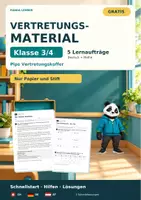Vorschau - Arbeitsblätter - Gratis: Vertretungsmaterial 3/4 – 5 Aufträge - Seite 1