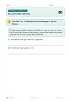 Vorschau - Unterrichtsreihen - Der Igel · Klasse 2 · Übungspack · luftige Fassung (mehr Platz zum Schreiben) - Seite 2