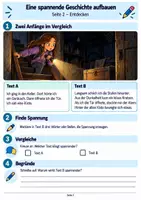 Vorschau - Arbeitsblätter - Spannende Geschichten schreiben – Spannung aufbauen & Höhepunkt gestalten | Deutsch Klasse 5 | Arbeitsheft + Lösungen - Seite 1