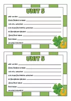 Vorschau - Arbeitsblätter - Luck - Superstitions - Vocabulary Worksheet - Deckblatt