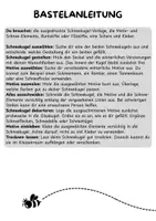 Vorschau - Mal- und Bastelvorlagen - Schneekugeln gestalten – winterliche Bastelvorlage zum Ausmalen, Ausschneiden und Kleben - Seite 1