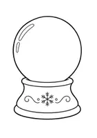 Vorschau - Mal- und Bastelvorlagen - Schneekugeln gestalten – winterliche Bastelvorlage zum Ausmalen, Ausschneiden und Kleben - Seite 3