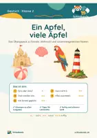 Vorschau - Unterrichtsreihen - Ein Apfel, viele Äpfel · Klasse 2 · Übungspack - Deckblatt