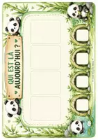 Aperçu - Apprentissages en autonomie - Kit rituels panda (présence, humeur, météo ...) - Page 3