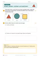 Vorschau - Unterrichtsreihen - Formen erkennen und benennen · Klasse 1 · Übungspack - Seite 2