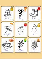 Aperçu - Apprentissages en autonomie - Mon coloriage d'automne - Page 1