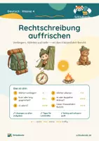 Vorschau - Unterrichtsreihen - Rechtschreibung auffrischen · Klasse 4 · Übungspack - Deckblatt