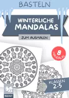 Vorschau - Mal- und Bastelvorlagen - Wintermandalas zum Ausmalen – acht detailreiche Vorlagen mit winterlichen Motiven - Deckblatt