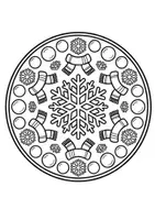 Vorschau - Mal- und Bastelvorlagen - Wintermandalas zum Ausmalen – acht detailreiche Vorlagen mit winterlichen Motiven - Seite 2