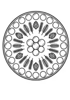 Vorschau - Mal- und Bastelvorlagen - Wintermandalas zum Ausmalen – acht detailreiche Vorlagen mit winterlichen Motiven - Seite 3