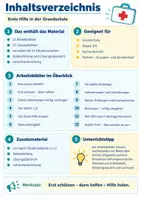 Vorschau - Unterrichtsreihen - Erste Hilfe Grundschule – Freebie mit 3 Arbeitsblättern Klasse 3/4 - Seite 1