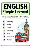 Vorschau - Präsentationen/Tafelbilder - Simple Present - Präsentationsfolien zum Einstieg - Deckblatt