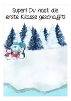 Vorschau - Mal- und Bastelvorlagen - Abschied 1. Klasse Pinguinklasse / Pinguin - Seite 2