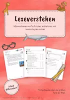 Vorschau - Arbeitsblätter - Leseverstehen trainieren (3/4) - Seite 1