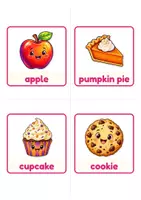 Vorschau - Präsentationen/Tafelbilder - Halloween Englisch Flashcards: Food & Treats - Seite 3