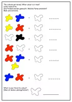 Vorschau - Arbeitsblätter - Farben/ Colours English Arbeitsblatt Klasse 3/4 - Seite 2