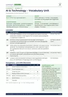 Vorschau - Stundenentwürfe - KI & Technologie Wortschatz Oberstufe - Seite 1