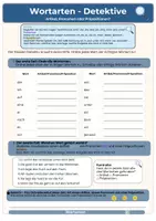 Vorschau - Unterrichtsreihen - Pronomen Präposition Artikel bestimmen Wortarten Detektive 3fach differenziert Klasse 3-6 - Seite 3