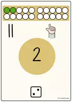 Vorschau - Präsentationen/Tafelbilder - Zahlenkarten 1–20 mit fünf Darstellungsformen - Seite 2
