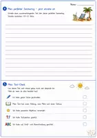 Vorschau - Arbeitsblätter - Sommerschule Tag 4 | Sommer, Badesee & Sprache | 4. Klasse | Deutsch & Mathematik | Kompletter Unterrichtstag - Seite 2