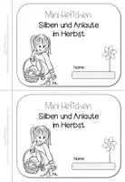 Vorschau - Arbeitsblätter - Silben und Anlaute Herbst | Mini-Heft Deutsch Klasse 1 - Seite 3