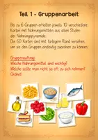Vorschau - Arbeitsblätter - Gesunde Ernährung | Ernährungspyramide, Früchte-Rätsel - Seite 1