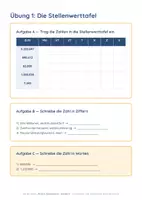 Vorschau - Arbeitsblätter - Stellenwerttafel & Runden - Seite 2