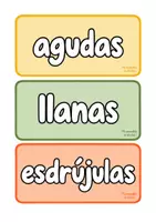 Vista previa - Juegos / Gamificación - Acentuación: Agudas, llanas y esdrújulas - página 1
